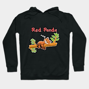 Red Panda Cute Cartoon Hoodie